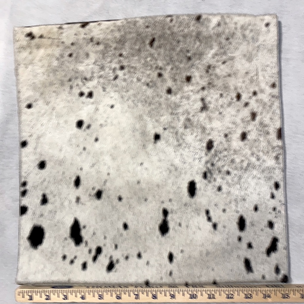 1- New Handmade Real Cowhide Leather Pillow Cover Hair On#7217
